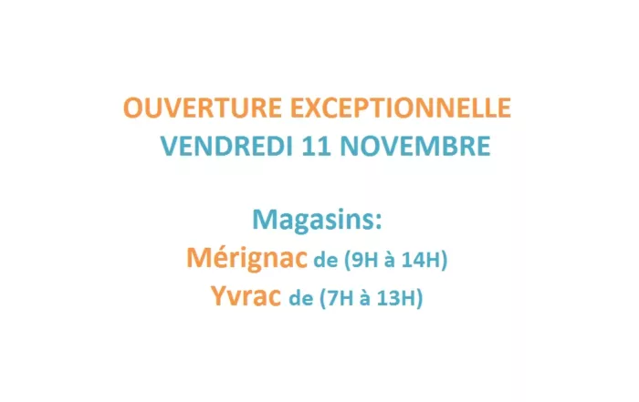 Maree Bleue Poissonnerie En Ligne Yvrac Ouverture Exceptionnelle Le Vendredi 11 Novembre